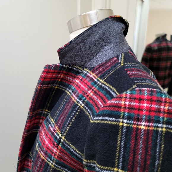 New J.Crew Wool-blend schoolboy blazer Black Tartan Plaid - Picture 11 of 12